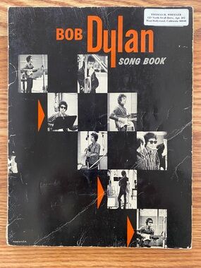 Vintage Bob Dylan Song Book - Sheet Music/ Lyrics/ Personal Notes/ History- 1965
